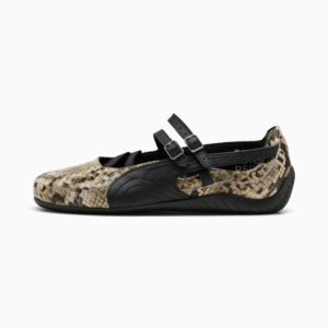 Supercat Ballet Snake Print Sneakers Women Black Vapor Gray