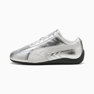 Supercat Silver Sneakers Women Feather Gray Black