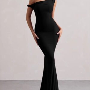 One-Shoulder Bodycon Long Dress