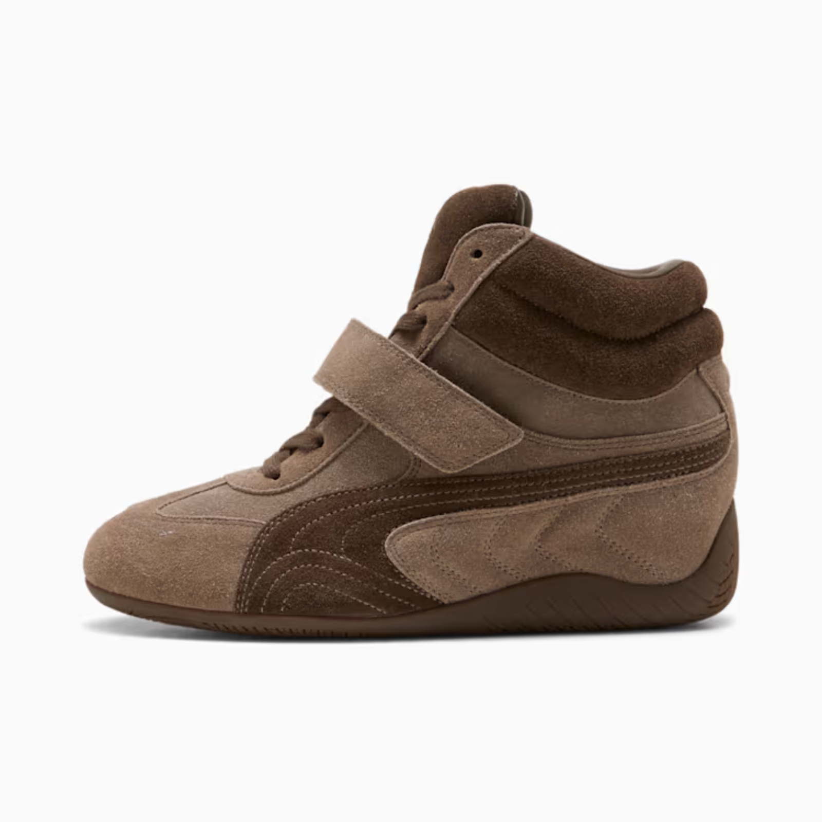 Supercat Wedge Sneakers Women Totally Taupe Chocolate
