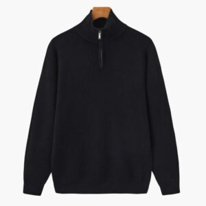 Refined Half-Zip Knit Pullover