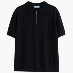 Signature Zip-Up Polo