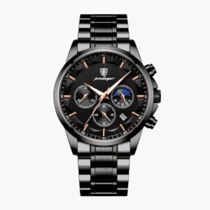 Precision Chronograph Steel Watch